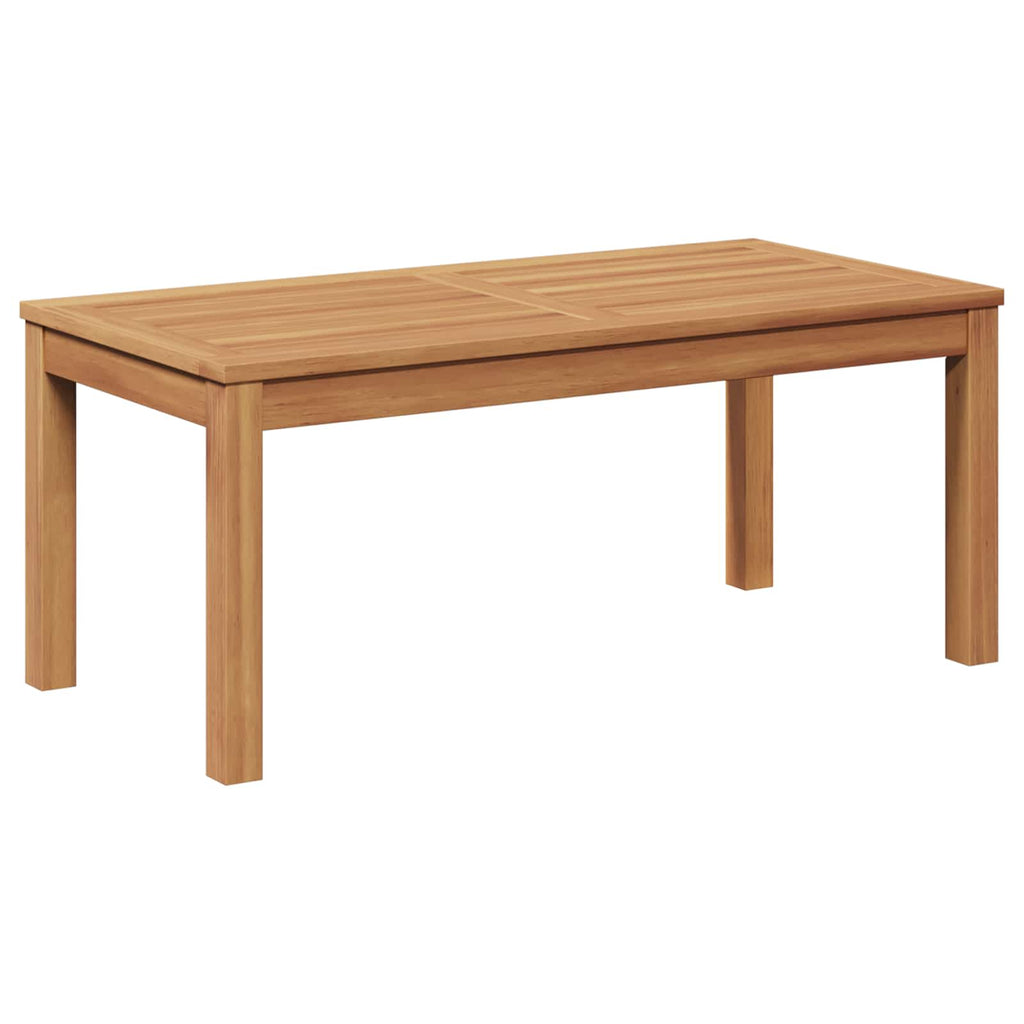 Conjunto de sofás de jardín 3 pcs Natural Madera de teca maciza