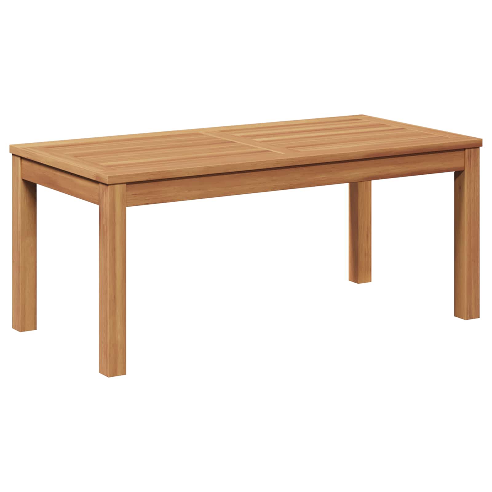 Conjunto de sofás de jardín 3 pcs Natural Madera de teca maciza