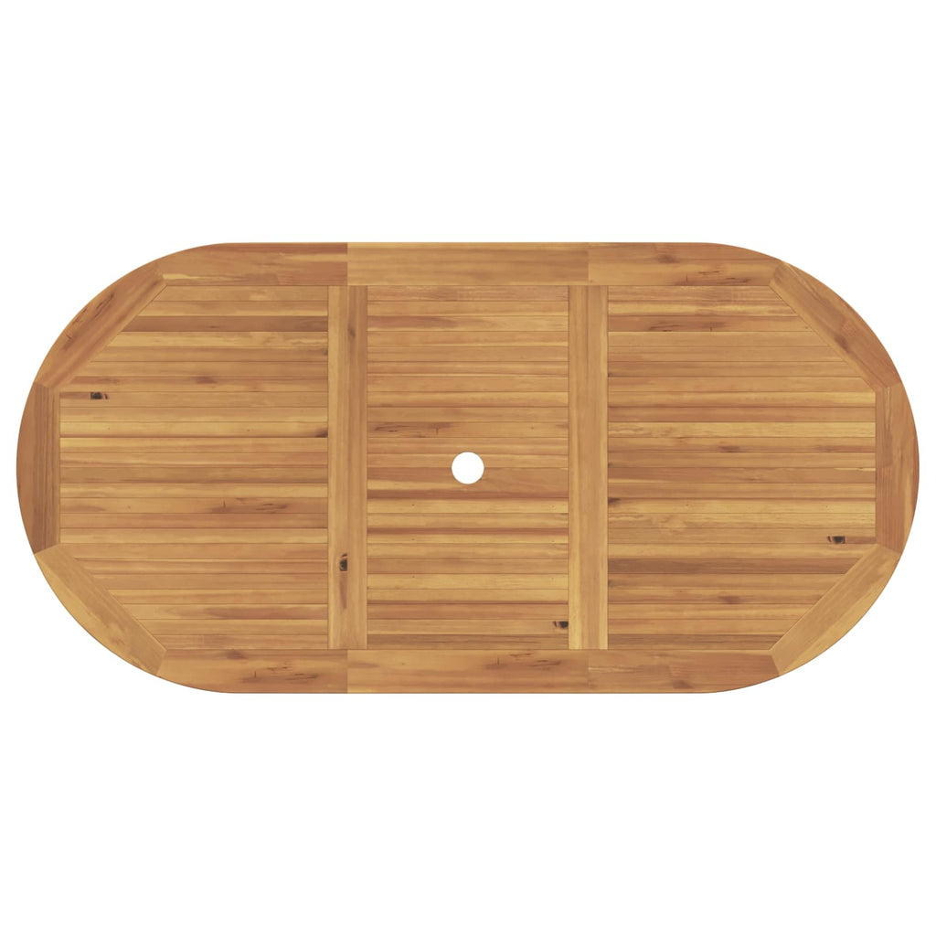 Conjunto de Comedor de Jardín 5 pcs Marrón