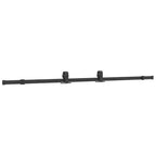 Puerta corredera con herrajes negro 102x205 cm ESG vidrio