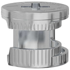 Tuercas de bloqueo de perno 12 pcs Plateado 12 x 10 mm Metal