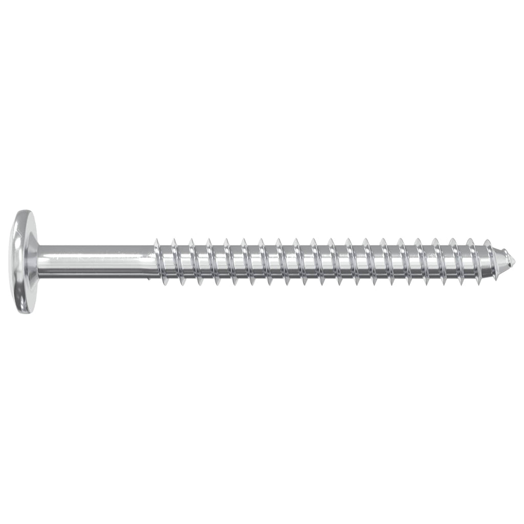 Tornillos de Madera 12 pcs Plateado M6 x 70 mm Acero