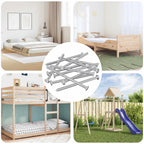 Tornillos de Muebles 1000 pcs Plateado Acero