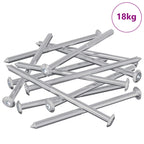 Tornillos de Muebles 1000 pcs Plateado Acero