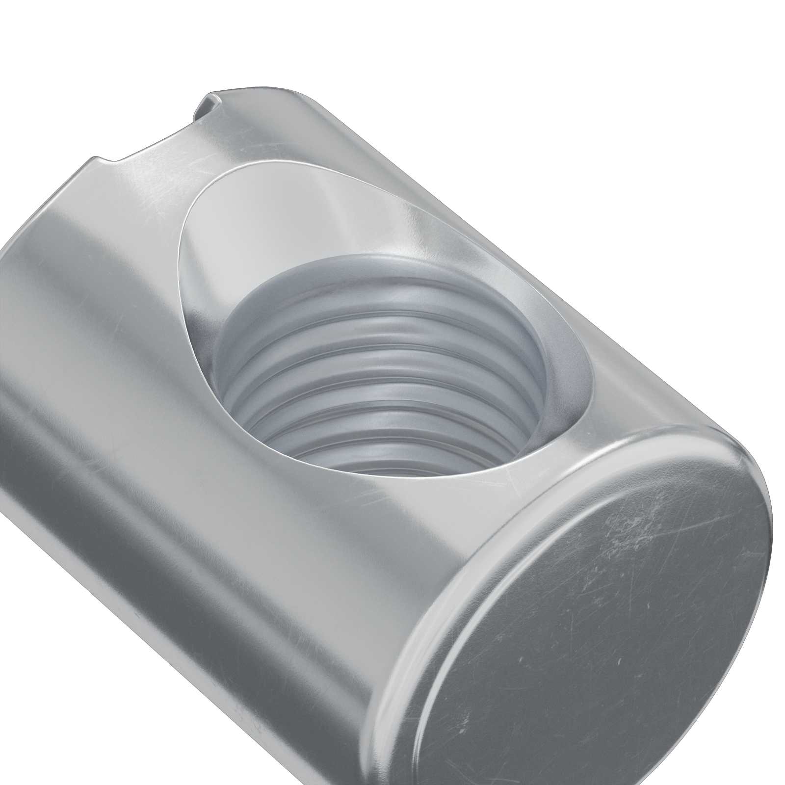 Tuercas de barril 12 pcs Plateado M6 x 13 mm Metal