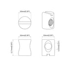 Tuerca de Barril 12 pcs Plateado M6 x 13 mm Hierro