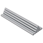 Barras roscadas 12 pcs Plateado M6 x 120 mm Metal