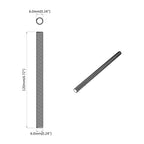 Barras roscadas 12 pcs Plateado M6 x 120 mm Metal