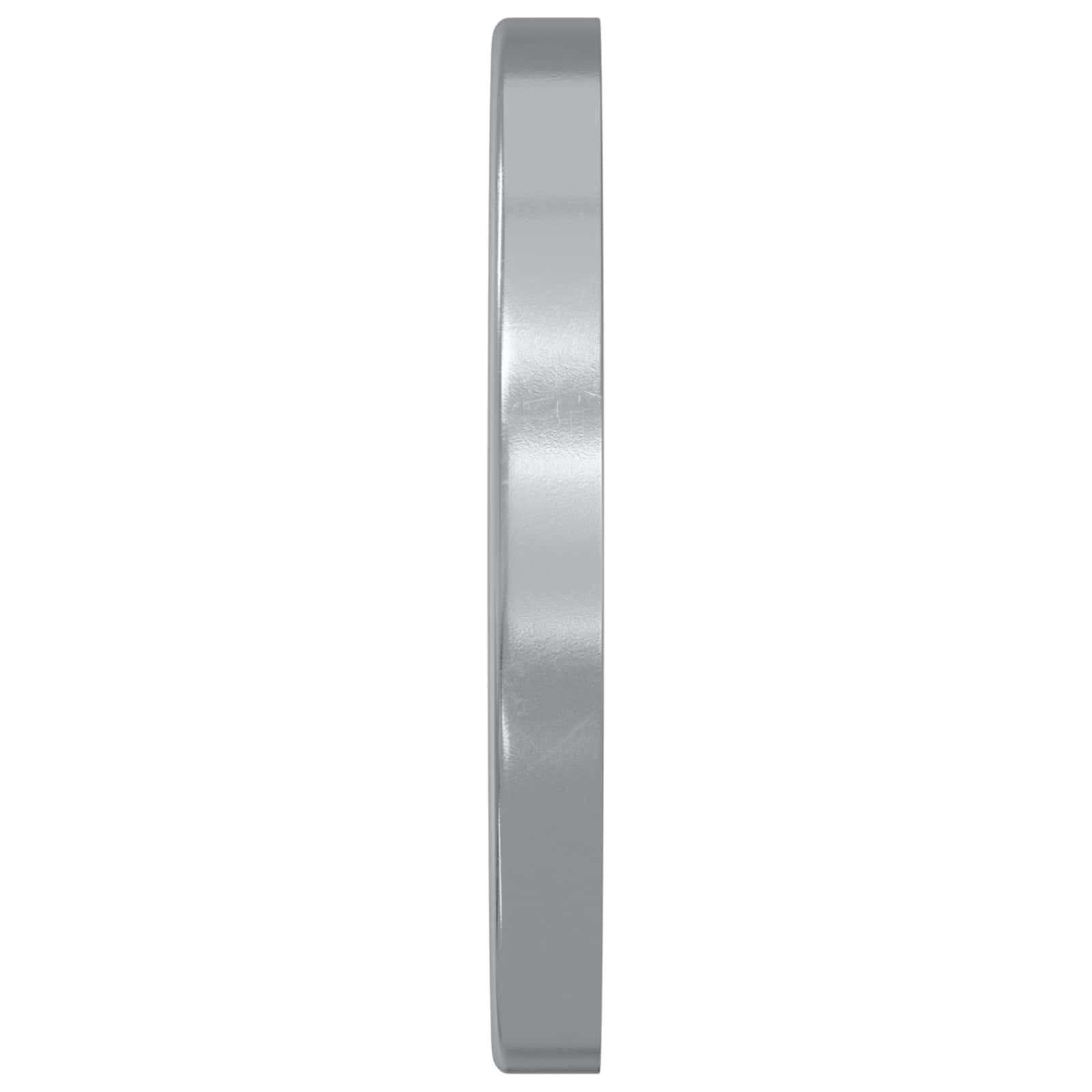 Arandelas 12 pcs Plateado 10 x 10 x 1,2 mm Hierro