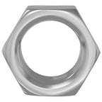 Tuerca Hexagonal 12 pcs Plateado M6 Metal