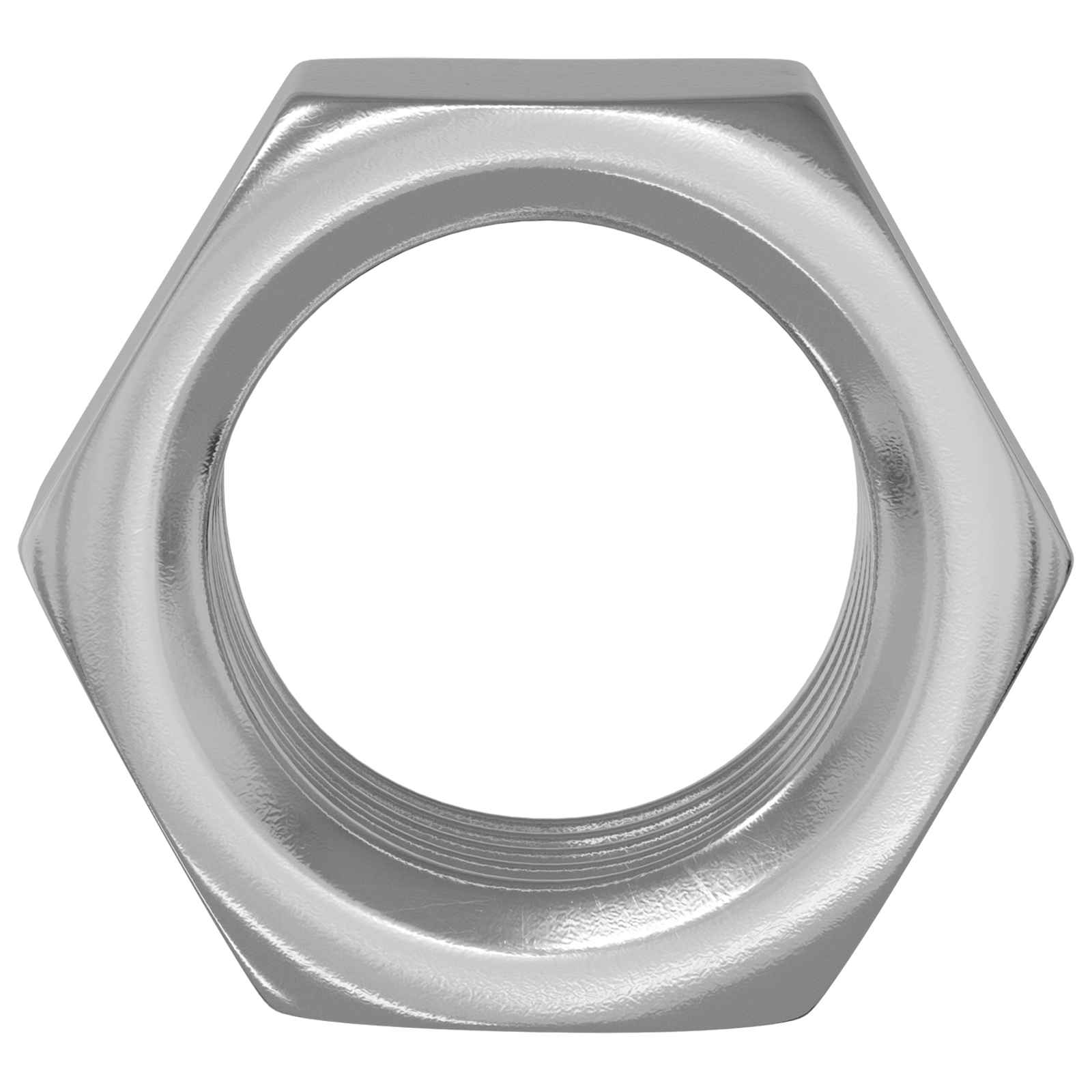 Tuerca Hexagonal 12 pcs Plateado M6 Metal