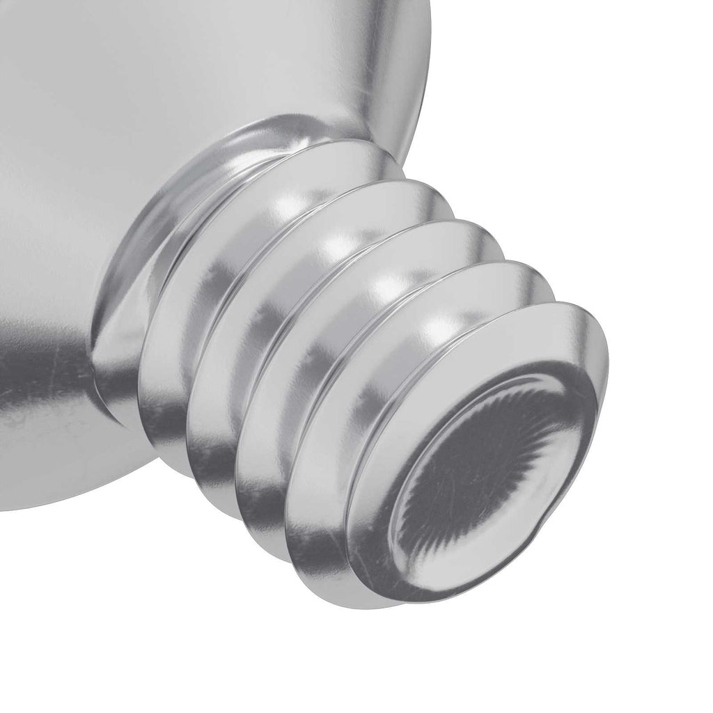 Tornillos de Cabeza Avellanada 2 pcs Plateado M4 x 6 mm Acero