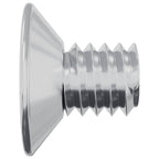 Tornillos de Cabeza Avellanada 2 pcs Plateado M4 x 6 mm Acero