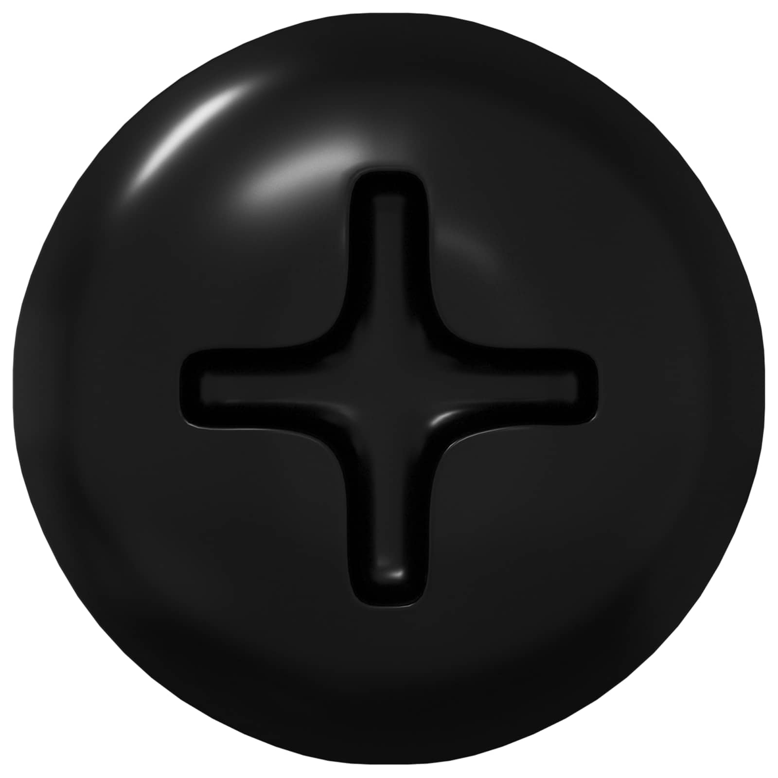 Clavo autorroscante 12 pcs Negro 4 x 25 mm Acero