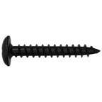 Clavo autorroscante 12 pcs Negro 4 x 25 mm Acero