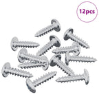 Tornillo 12 pcs Plateado M4 x 16 mm Acero