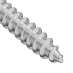 Tornillo de Madera 12 pcs Plateado 9,8 x 53 mm Acero