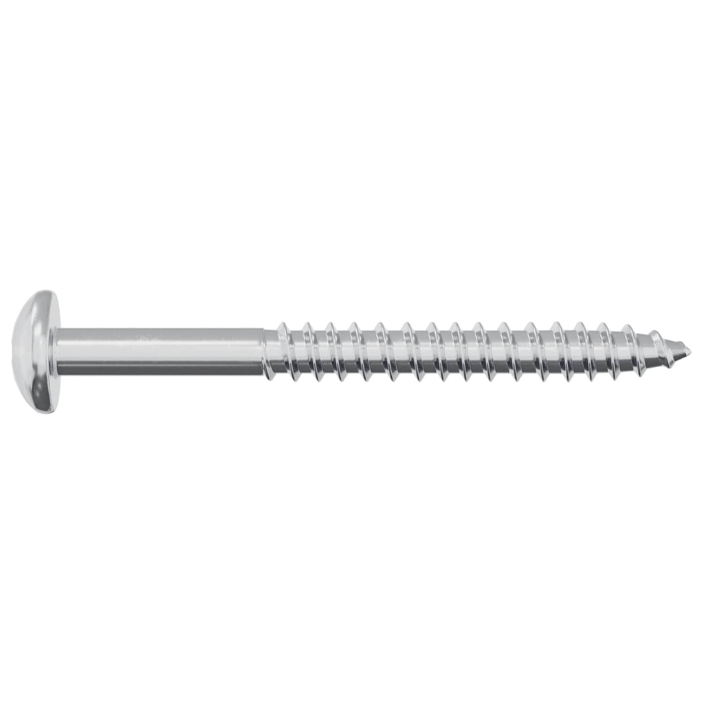 Tornillo de Madera 12 pcs Plateado 9,8 x 53 mm Acero