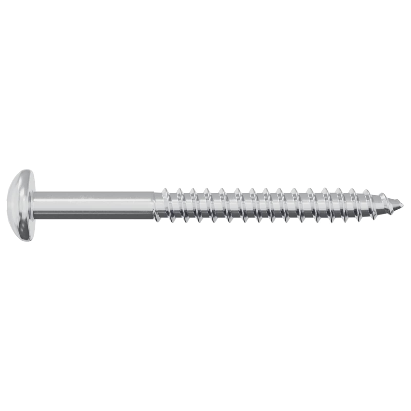 Tornillo de Madera 12 pcs Plateado 9,8 x 53 mm Acero
