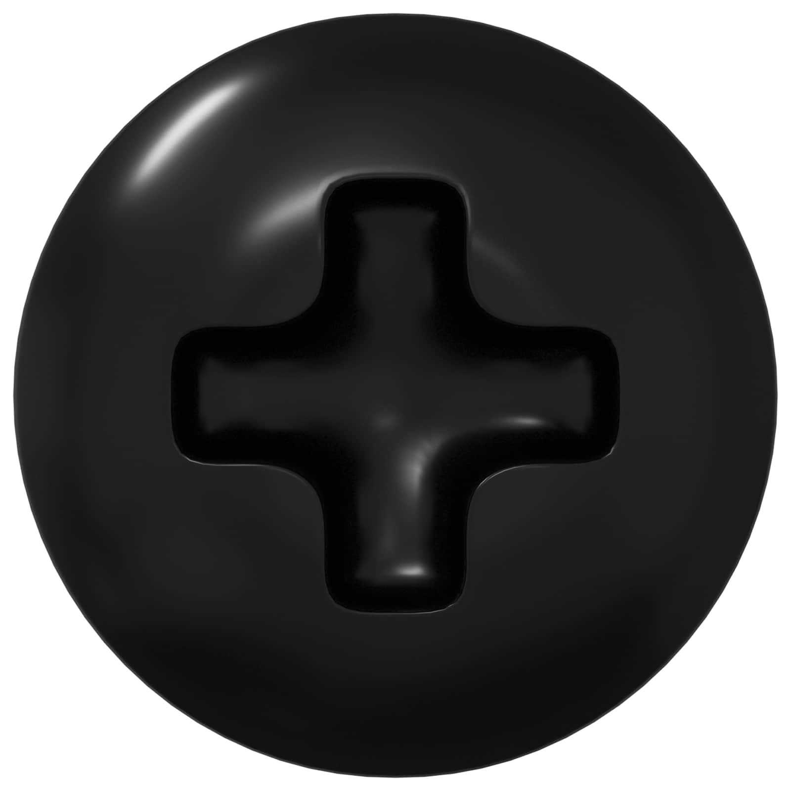 Tornillos de manga 12 pcs Negro M4 x 10 mm Hierro