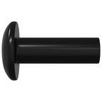 Tuercas de Manga 12 pcs Negro M4 x 14,5 mm Metal