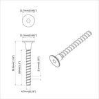 Tornillo de Cabeza de Capuchón de Enchufe 12 pcs Negro Hierro