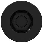 Tornillo de Cabeza de Capuchón de Enchufe 12 pcs Negro Hierro