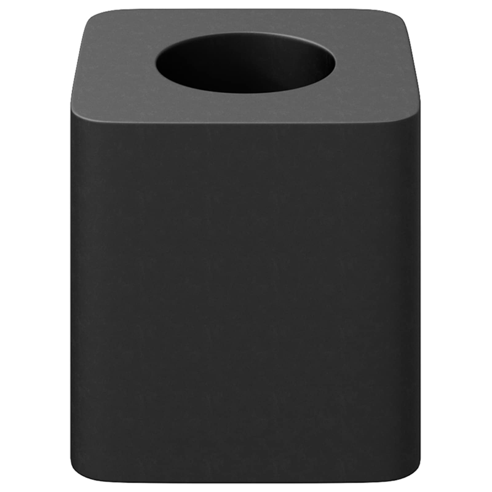 Sujeta Cajón 12 pcs Negro 15 x 15 x 15mm Copólímero PP