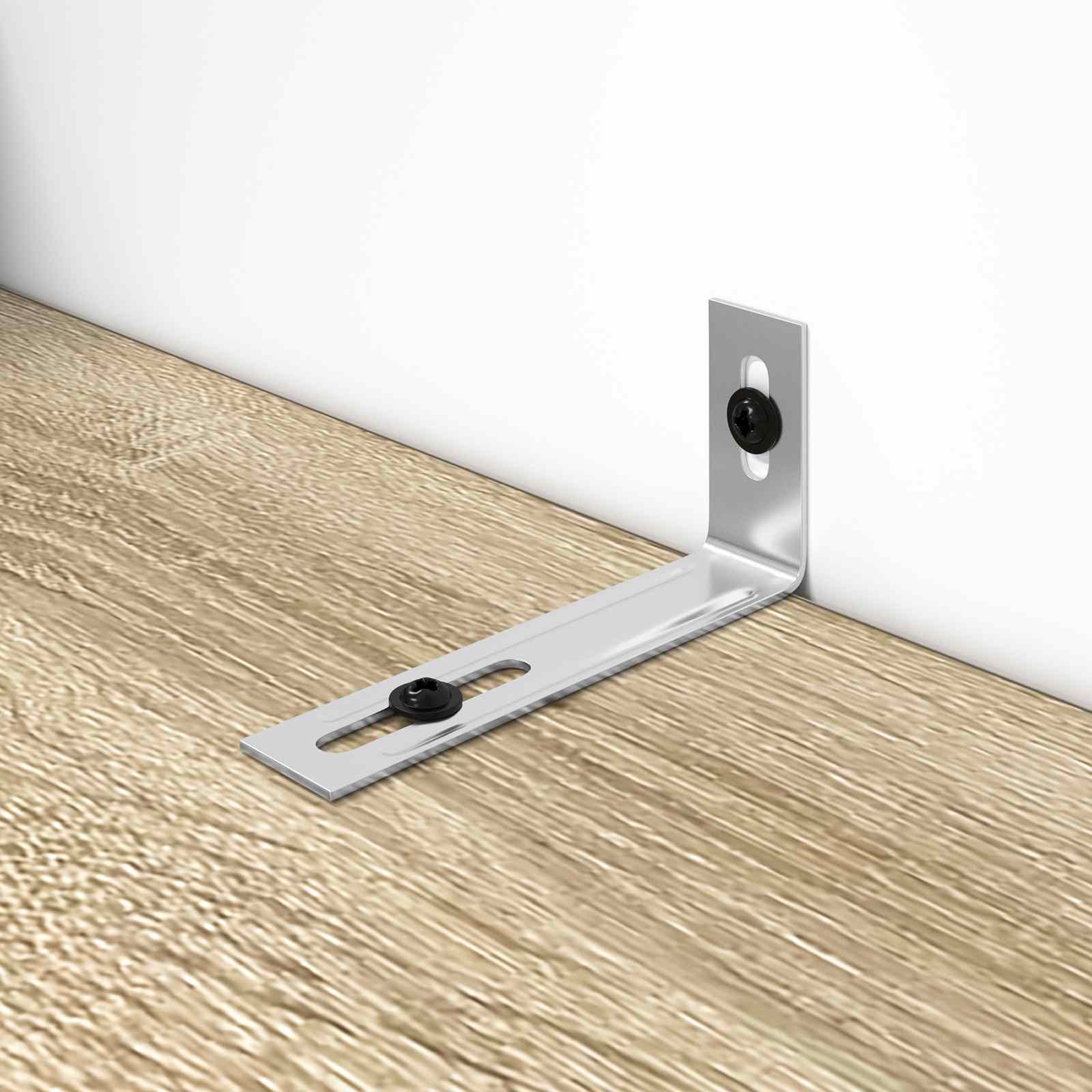 Soporte anti-vuelco 12 pcs Plateado 74,5 x 15 x 32 mm Hierro
