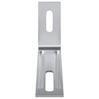 Soporte anti-vuelco 12 pcs Plateado 74,5 x 15 x 32 mm Hierro