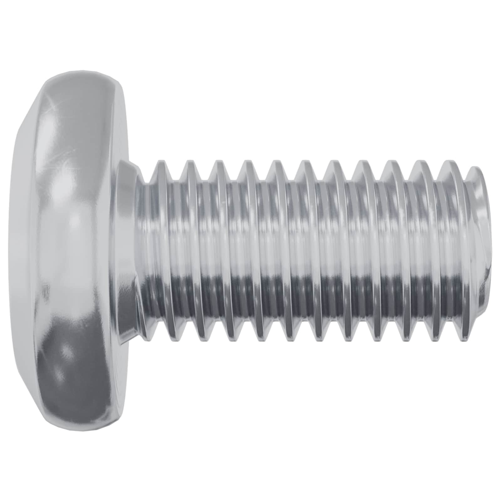 Tornillo de Bloqueo Liso 12 pcs Plateado M6 x 12 mm Acero