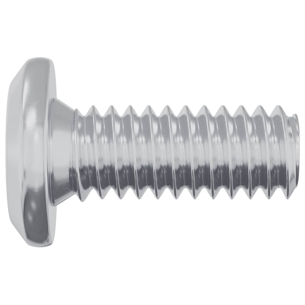 Tornillo de Bloqueo de Cabeza 12 pcs Plateado M6 x 15 mm Acero