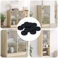 adecuado para arandelas planas 12 pcs Negro ∅15 x 3 mm