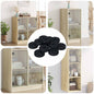 adecuado para arandelas planas 12 pcs Negro ∅15 x 3 mm