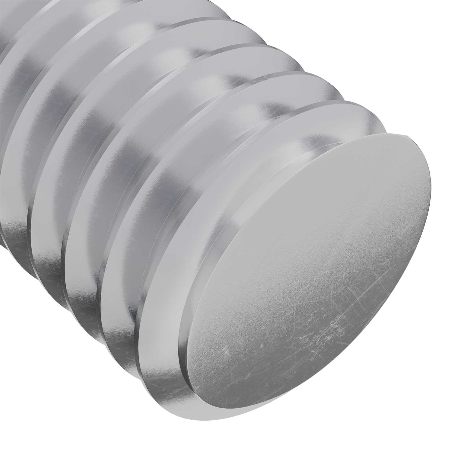 Tornillo 12 pcs Plateado 8 x 25 mm Acero