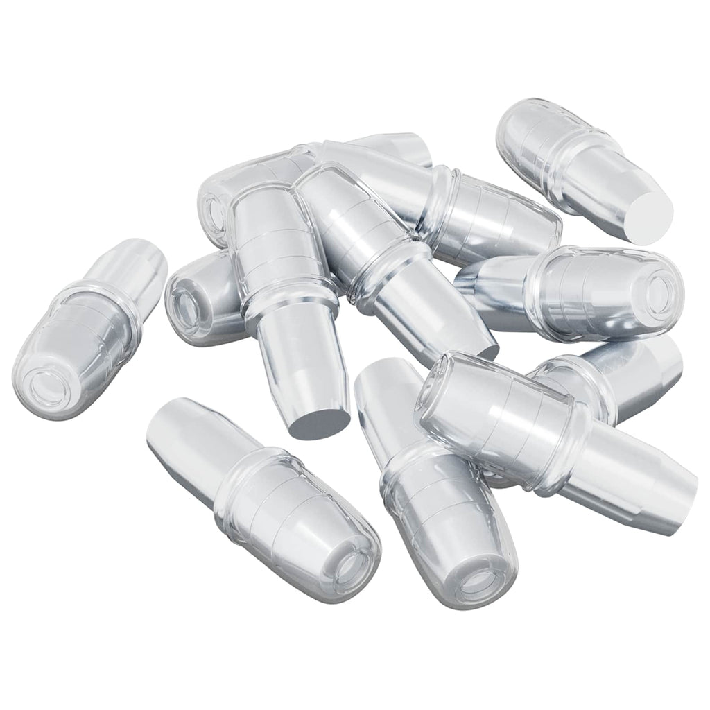 Soporte de estante 12 pcs Plateado 7 x 16 mm Hierro