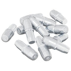 Soporte de estante 12 pcs Plateado 7 x 16 mm Hierro