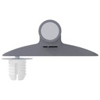 Amortiguador de cierre suave 1161 pcs Gris 125 x 47 x 15 mm PP
