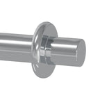 Soporte de estante 12 pcs Plateado 8,6 x 8,6 x 14,6 mm Acero