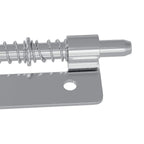Pestillo 12 pcs Plateado 46 x 17 x 1,2 mm Acero