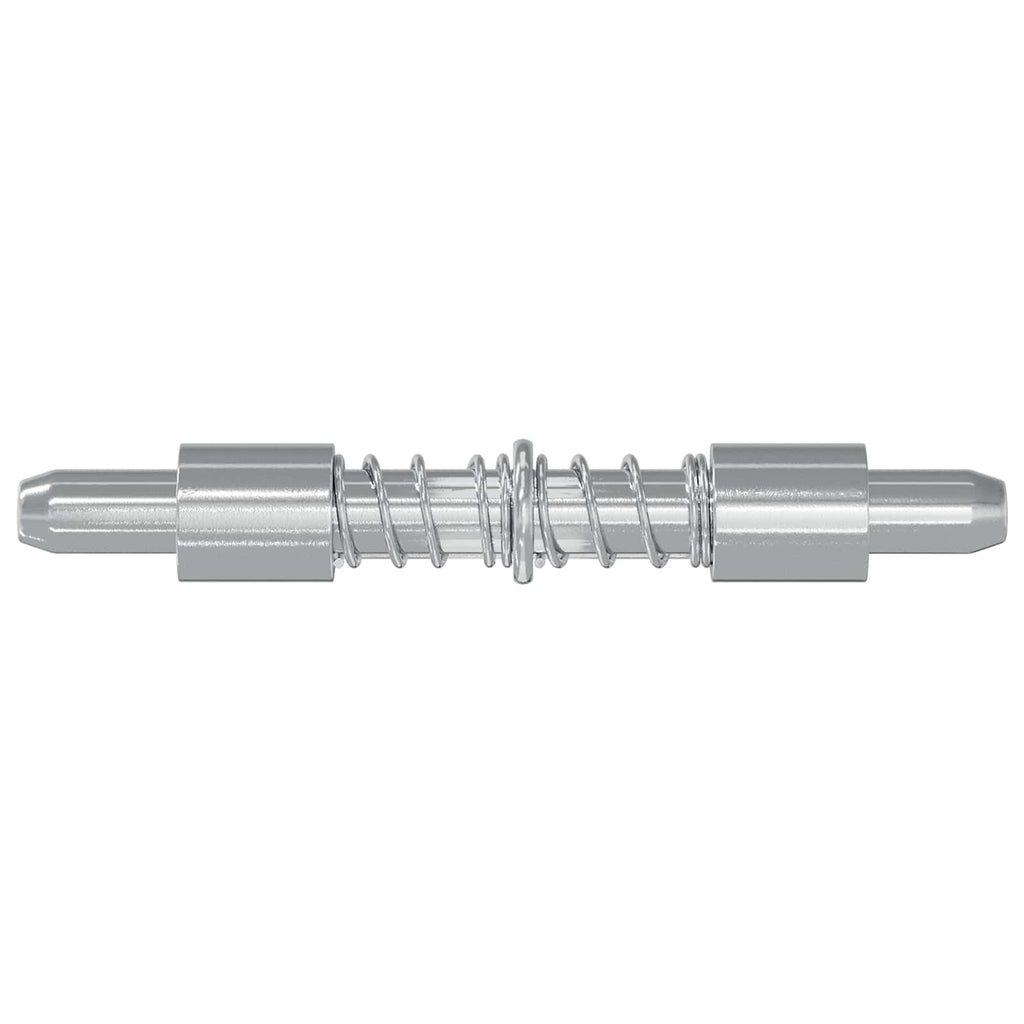 Pestillo 12 pcs Plateado 46 x 17 x 1,2 mm Acero