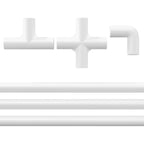Tubo de PVC 12 pcs 12,2 x 1,8 x 500 mm PP, PE