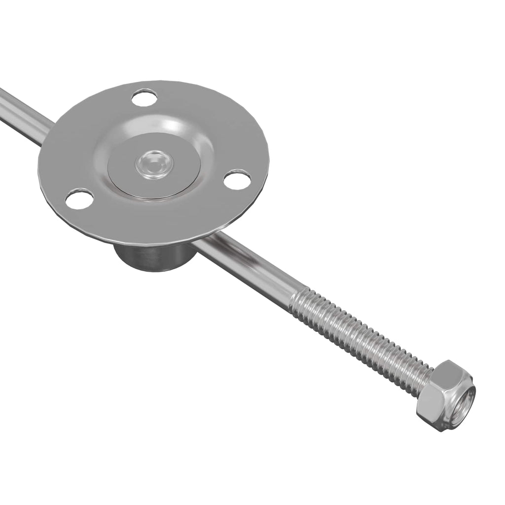 Bisagra de tirador 12 pcs Plateado 190 mm Metal