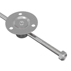 Bisagra de tirador 12 pcs Plateado 190 mm Metal