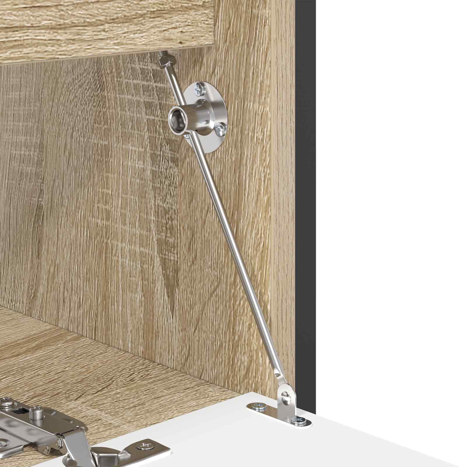 Bisagra de tirador 12 pcs Plateado 190 mm Metal