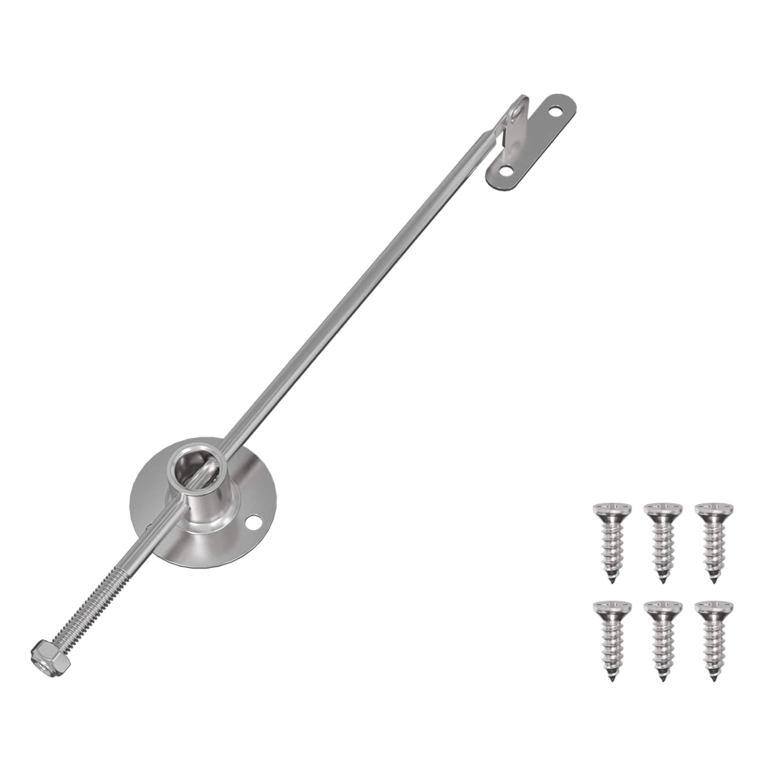 Bisagra de tirador 12 pcs Plateado 190 mm Metal
