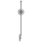 Bisagra de tirador 12 pcs Plateado 190 mm Metal