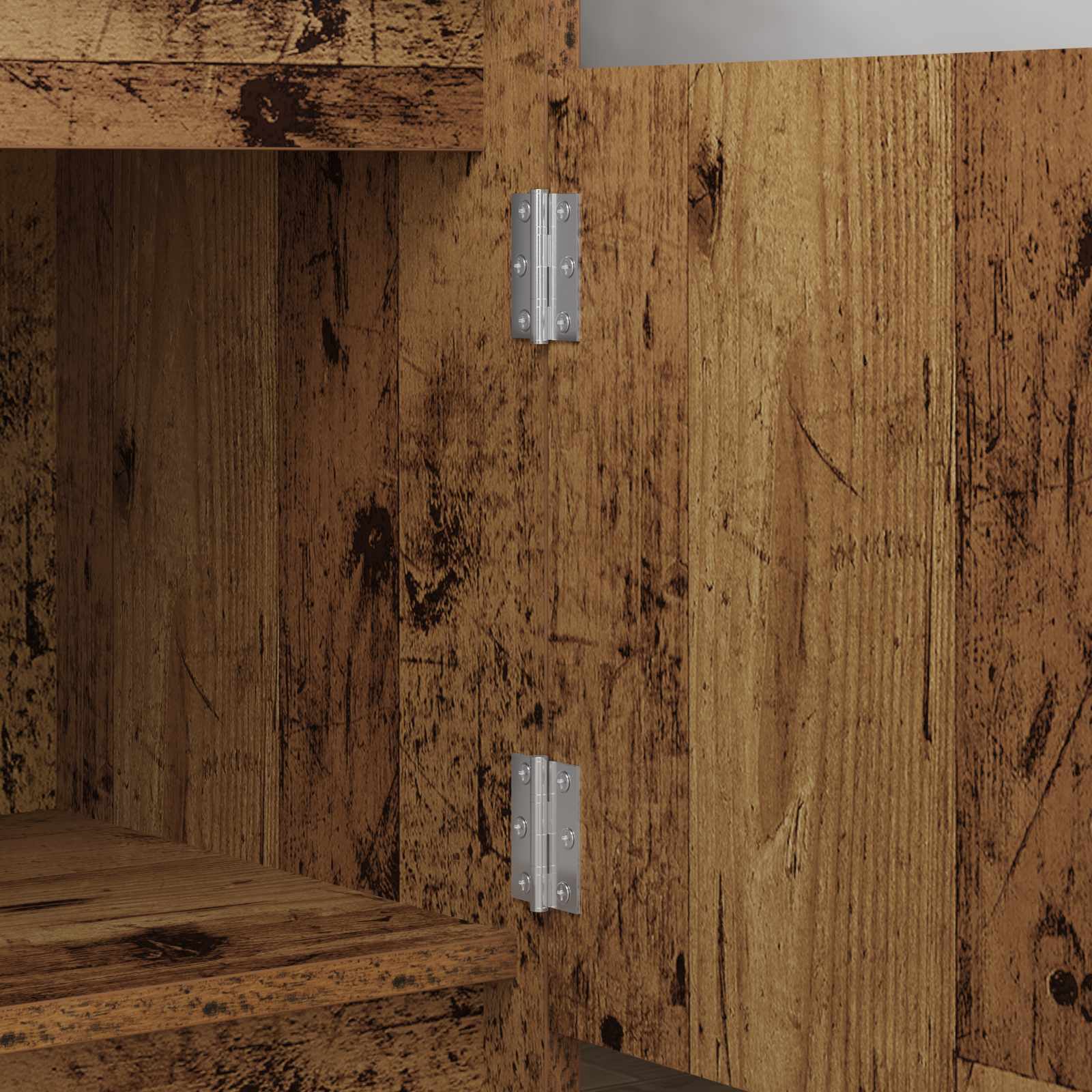 Bisagra 2 pcs Plateado 50 x 38 x 1,3 mm Acero