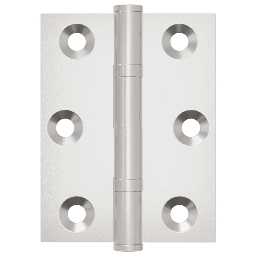 Bisagra 2 pcs Plateado 50 x 38 x 1,3 mm Acero
