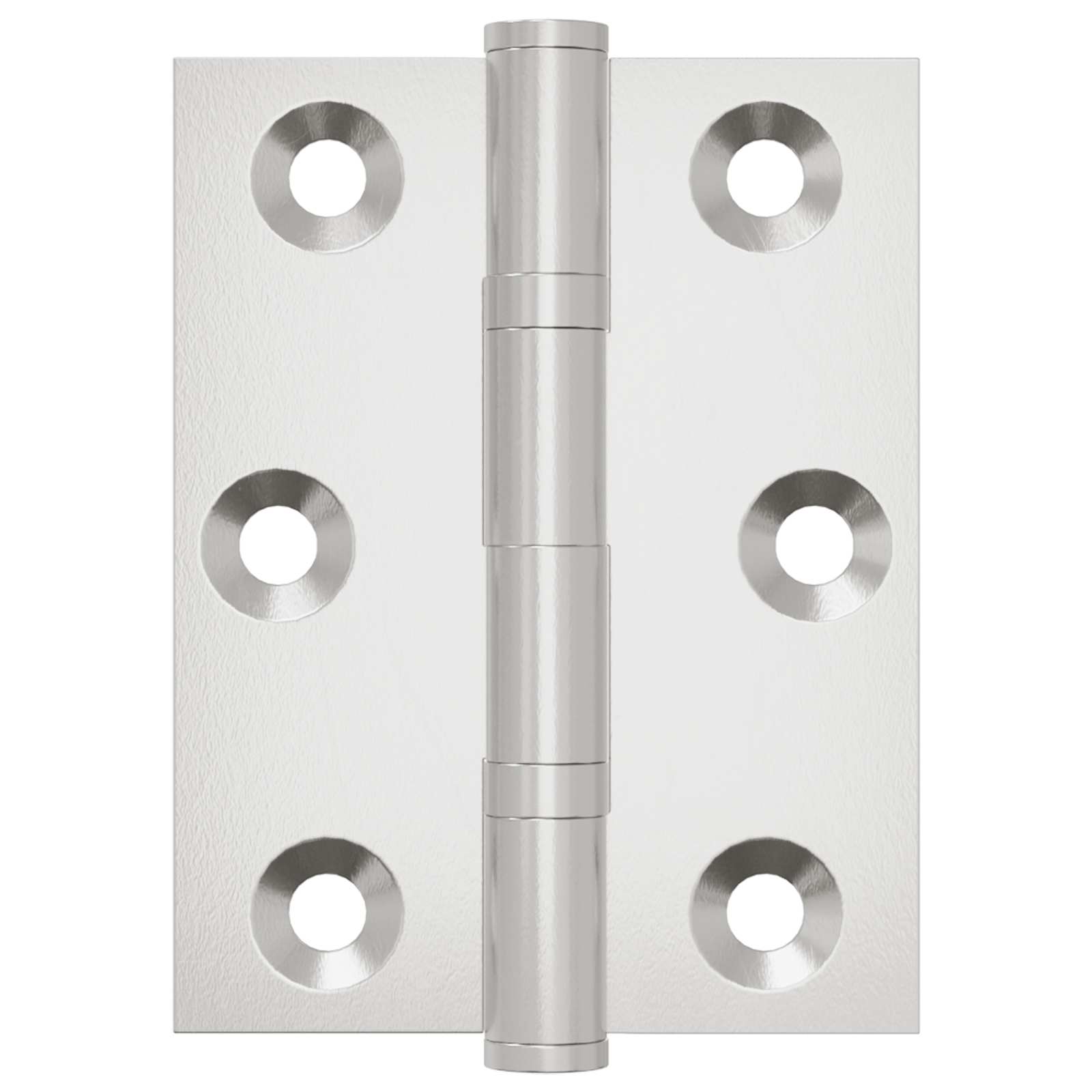 Bisagra 2 pcs Plateado 50 x 38 x 1,3 mm Acero